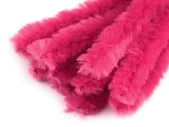 Chlupaté modelovací drátky Ø15 mm délka 30 cm pink