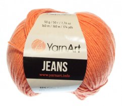 Jeans 23 oranžová YarnArt