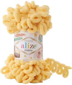 Alize Puffy 509  žlutá