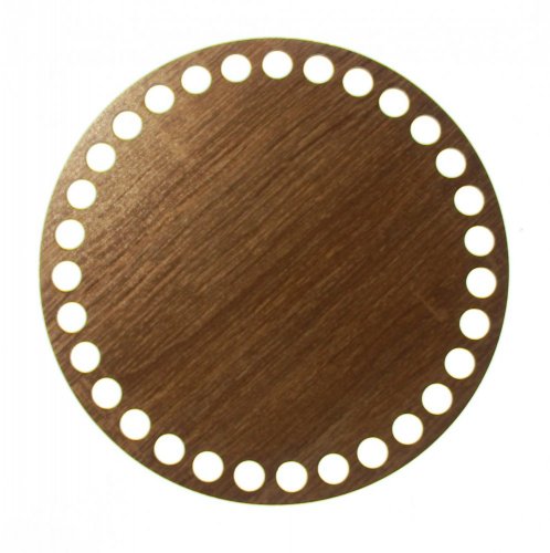 Dřevěné dno na košík - kruh 15 cm , Dub HDF deska