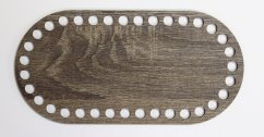 Dno na košík ovál 20x10 cm Dub Lanýž typ D20