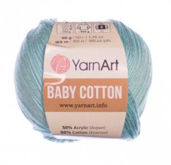 Baby Cotton  YarnArt 446 azurová