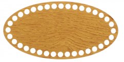 Dno na košík ovál 20x10 cm DUB typ D21