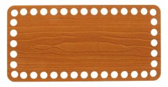 Dno na košík obdélník 20X10 cm TŘEŠEŇ typ E25