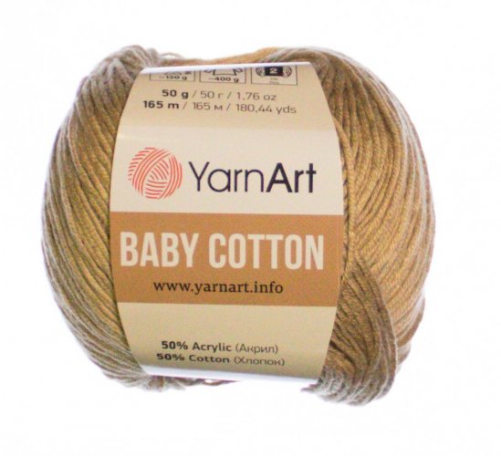 Baby Cotton  YarnArt 405 světle béžová