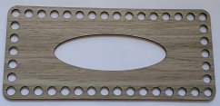 Víko na kapesníky 22X10 cm DUB Sonoma typ E22