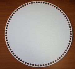 Dno na košík kruh 35 cm BÍLÁ typ B35