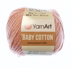 Baby Cotton  YarnArt 413 pudrová