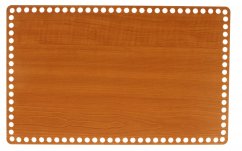 Dno na košík obdélník 40X25 cm TŘEŠEŇ typ E34
