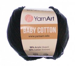 Baby  Cotton YarnArt 460černá