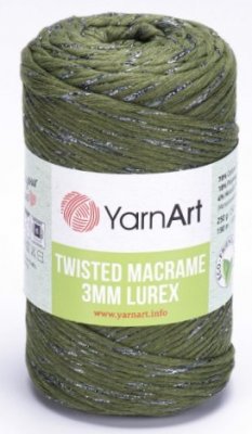 Twisted Macrame Lurex 3mm příze  787