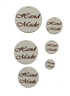 Značka Hand Made ŠEDÁ  sada 6 kusů typ Y