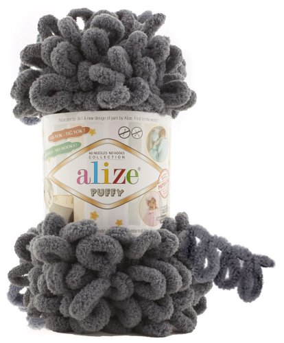 Alize Puffy 53  tmavě šedá