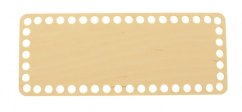 Dno na košík obdélník 25X10 cm Přírodní překližka  typ E28