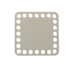 Dno na košík ČTVEREC 10X10 cm ŠEDÁ typ F1