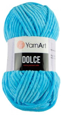 Dolce YarnArt 758 azurově modrá