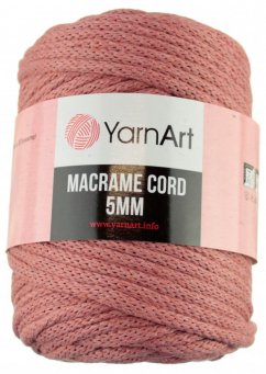 Macrame Cord 5 mm 792 starorůžová