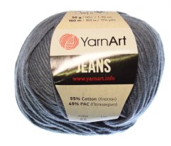 Jeans 68 modro šedá  YarnArt
