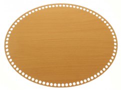 Dno na košík ovál 40X30 cm Buk typ D31