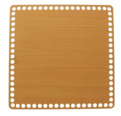 Dno na košík ČTVEREC 25X25 cm BUK typ F4
