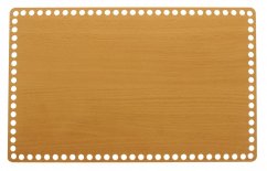 Dno na košík obdélník 40X25 cm BUK typ E34