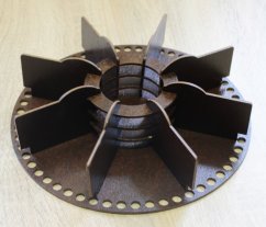 Konstrukce pro výrobu košíku na čaje 25 cm