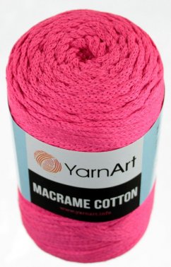 Macrame Cotton 803 neonově růžová