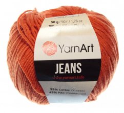 Jeans 85 oranžová YarnArt