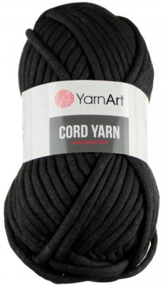 Cord Yarn 750/120 černá YarnArt
