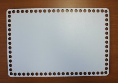 Dno na košík obdélník 30X20 cm BÍLÁ typ E26