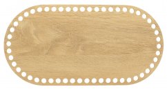 Dno na košík ovál 30x15 cm DUB II typ D24