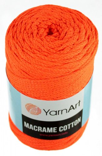 Macrame Cotton 800 neonově oranžová