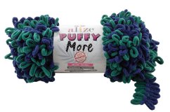 Puffy More   6293 zelená+modrá