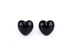 Bezpečnostní nos Bezpečnostní čumák srdce 12x13 mm cena za kus