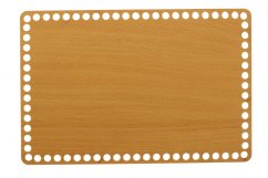 Dno na košík obdélník 30X20 cm BUK typ E26