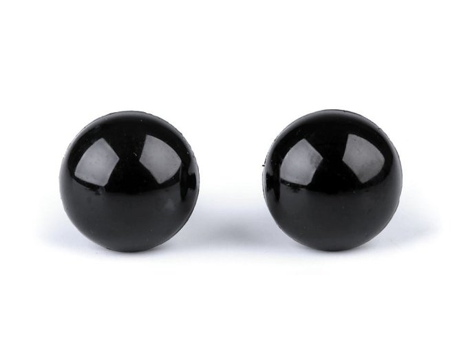 Bezpečnostní oči Ø12 mm černá