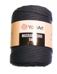 Macrame Cord 5 mm barva 784 tmavě modrá