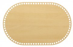 Dno na košík ovál 40x25 cm JAVOR typ D29