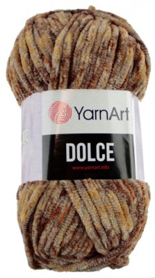 Dolce YarnArt 812 hnědý melír
