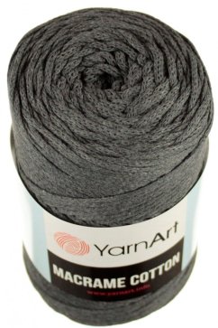 Macrame Cotton 758 tmavě šedá