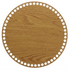 Dno na košík kruh 25 cm DUB typ B25
