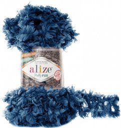 Alize Puffy Fur 6114 tmavě modrá