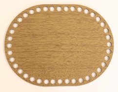 Dno na košík ovál 20X15 cm DUB ZLATÝ typ D33