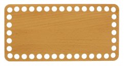 Dno na košík obdélník 20X10 cm BUK typ E25