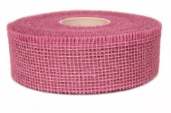 Stuha jutová starorůžová šíře 50mm