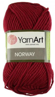Norway  protižmolková příze YarnArt 43 vínová