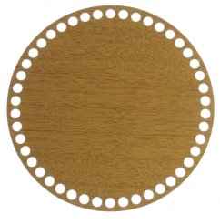 Dno na košík kruh 20 cm Dub Zlatý typ B20
