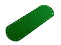 Dno na kabelku z eko kůže 10 x 30 cm zelená pastelová