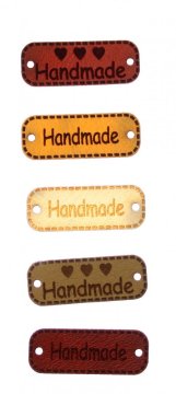 Nášivka handmade z eco kůže - Skladem