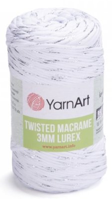 Twisted Macrame Lurex 3mm příze  751